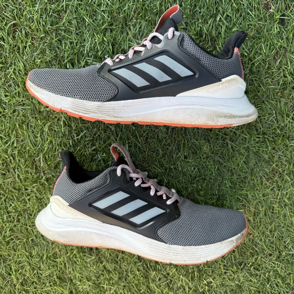 Adidas Black Grey White Energy Falcon X Running Shoes Sz(7.5) - Picture 3 of 6